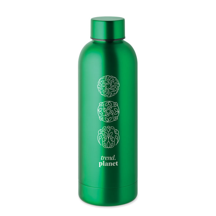 Bouteille inox recyclé 500 ml personnalisable ATHENA Vert 